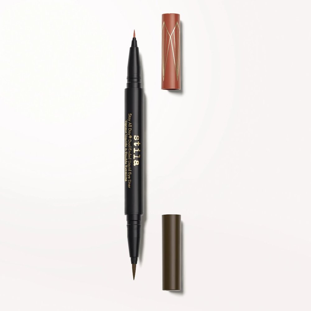 1/2 PRICE! ✅ Stila  DARK BROWN / AMBER Stay All Day Dual-Ended  Liquid Eyeliner